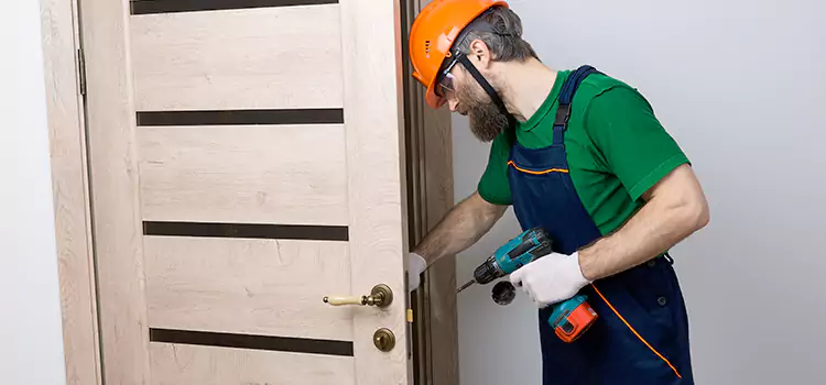 Replace Internal Door Handle with Lock Carteret